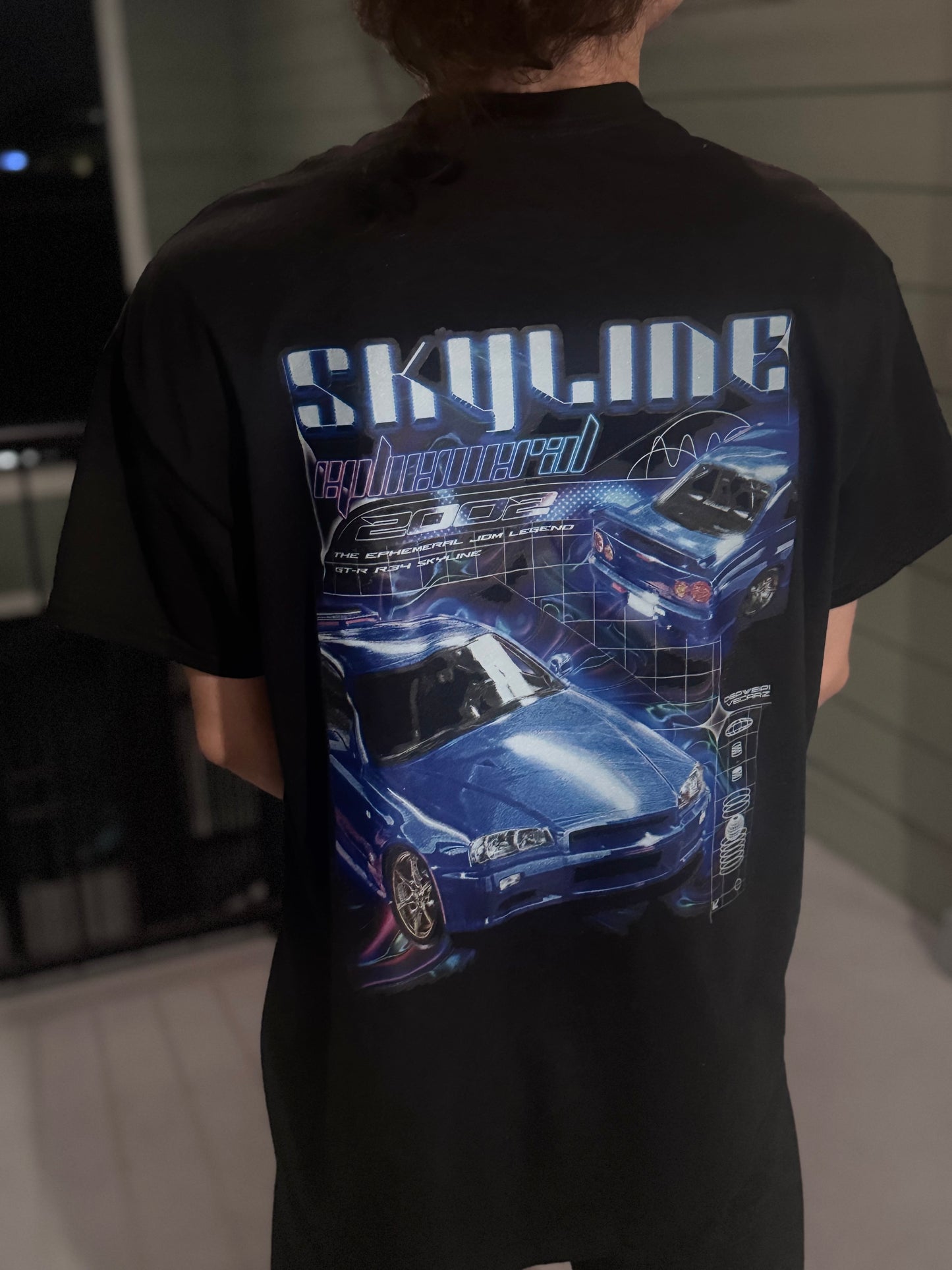 "Ephemeral" R34 GT-R Retro Tee