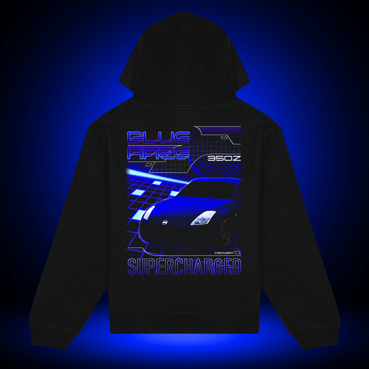 "Blue Haze" 350Z DE Pullover Hoodie