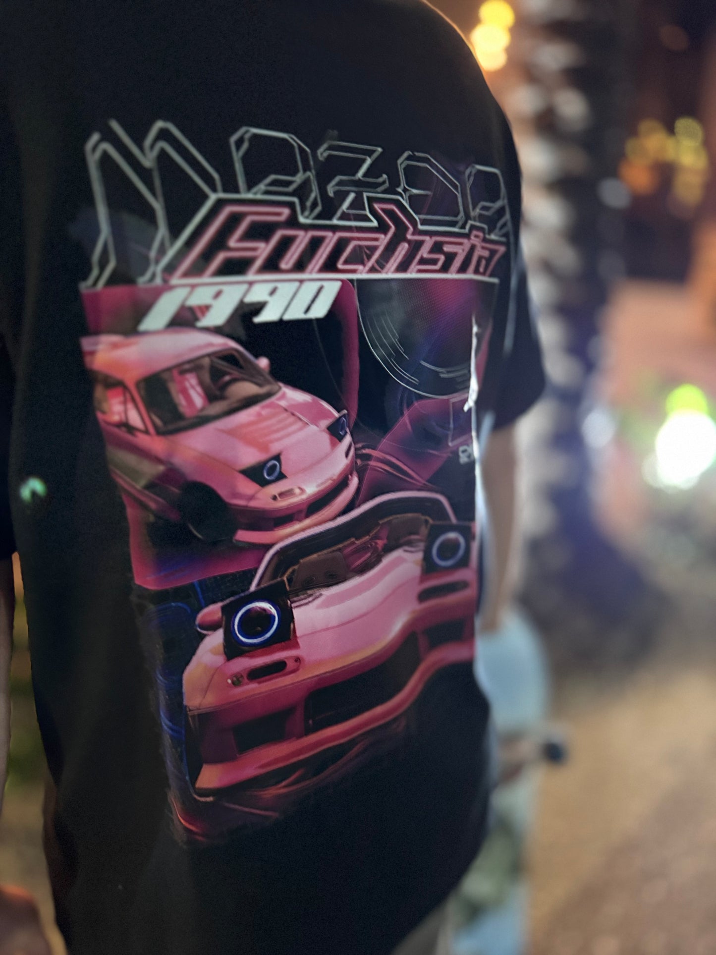 “Fuchsia" MX-5 Retro Tee