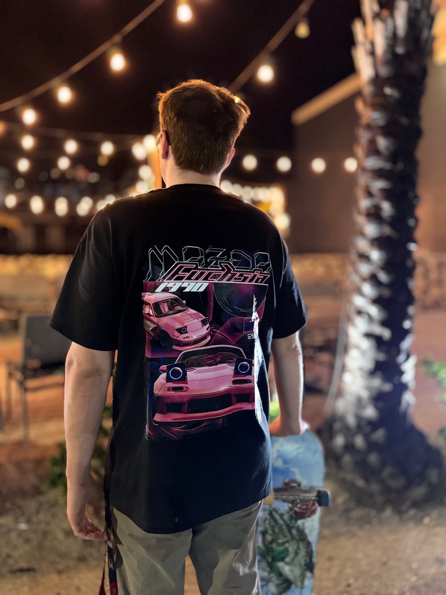 “Fuchsia" MX-5 Retro Tee