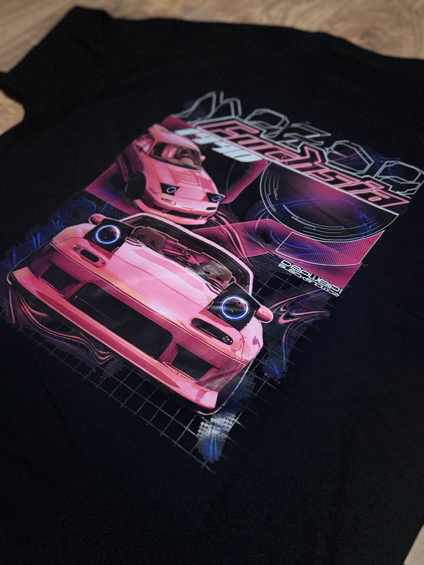 “Fuchsia" MX-5 Retro Tee