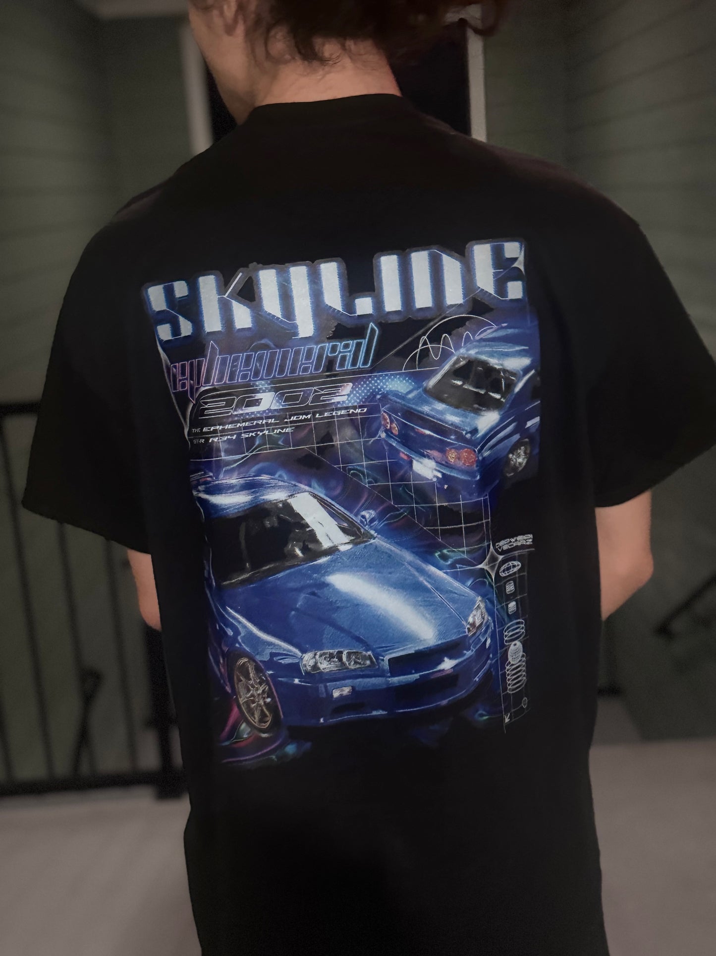 "Ephemeral" R34 GT-R Retro Tee