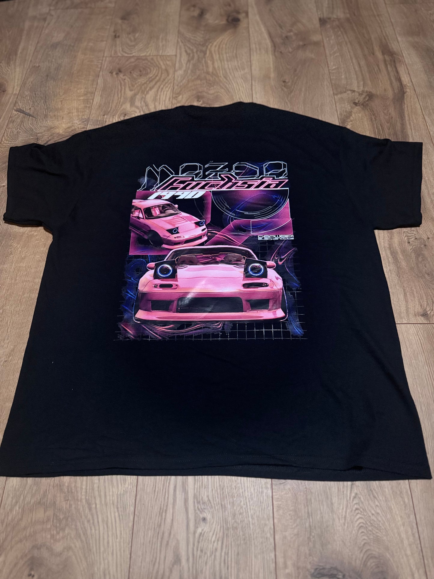 “Fuchsia" MX-5 Retro Tee